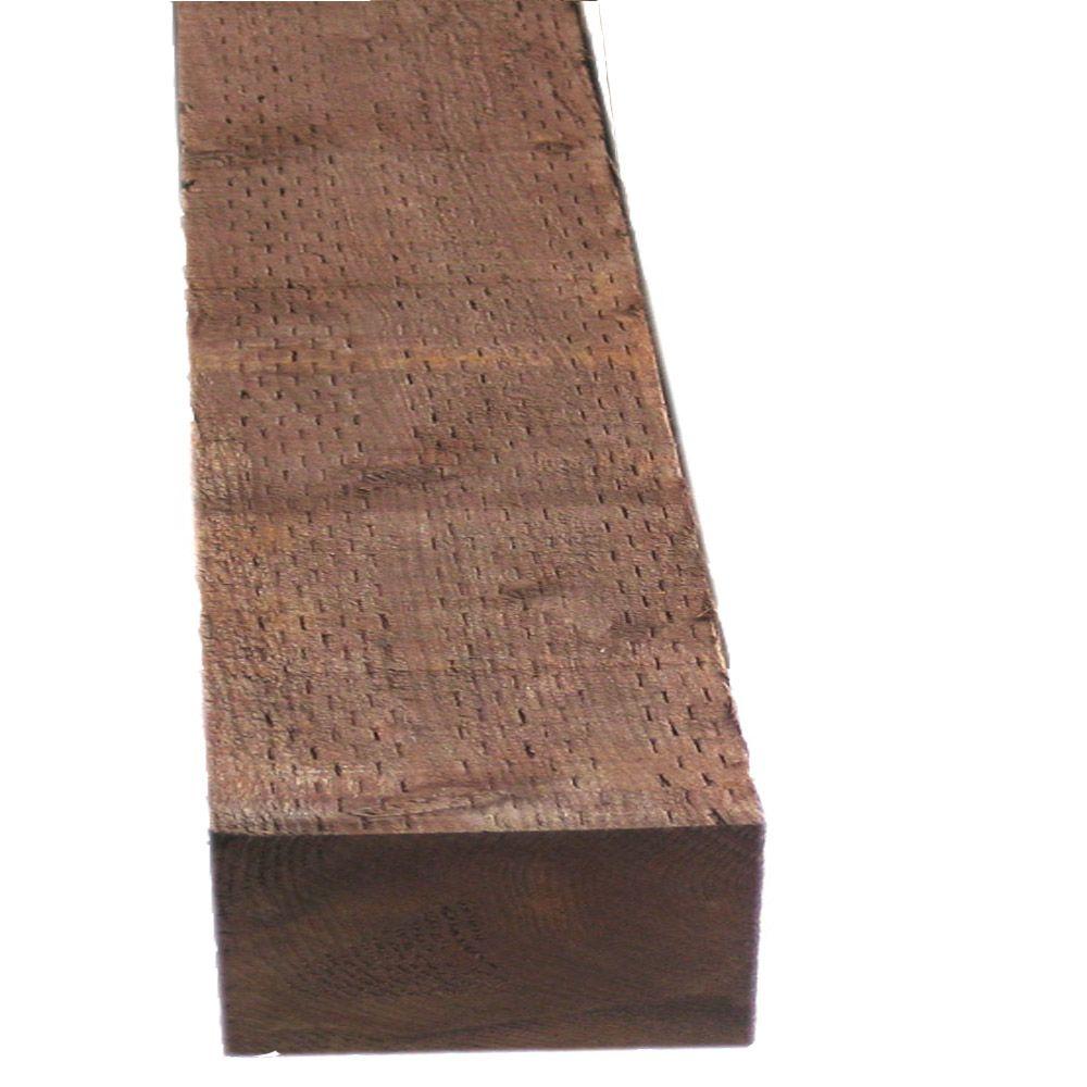 Mendocino Forest Products Pressure Treated Lumber Df Brown Stain Pressure Treated Lumber Df Brown Stain Common 4 In X 12 16 Ft Actual 3 56 11 5 192