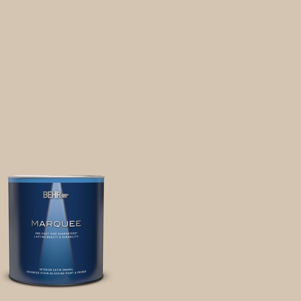 Behr Marquee 1 Qt N300 3 Casual Khaki Satin Enamel Interior