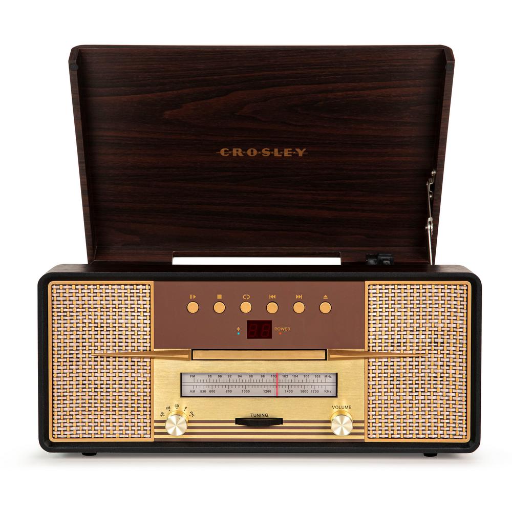Crosley Musician Entertainment Center in Paprika-CR704B-PA - The Home Depot