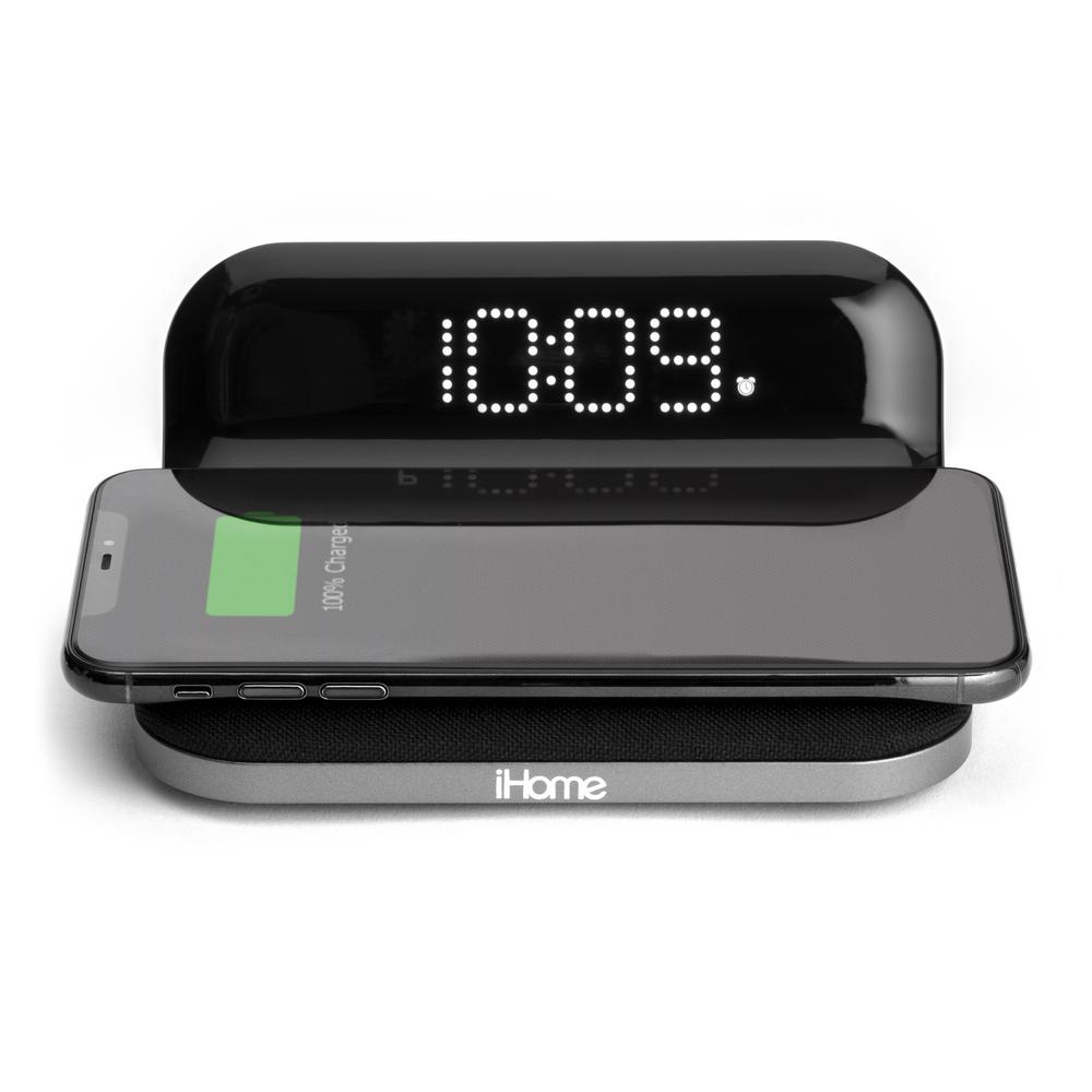 Ihome Sleek Alarm Clock With Qi Wireless Charging And Usb Iw18bg The Home Depot - Wireless Charging Alarm Clock Ihome Sleek Alarm Clock With Qi Wireless Charging And Usb Iw18bg The Home Depot - Wireless Charging Alarm Clock