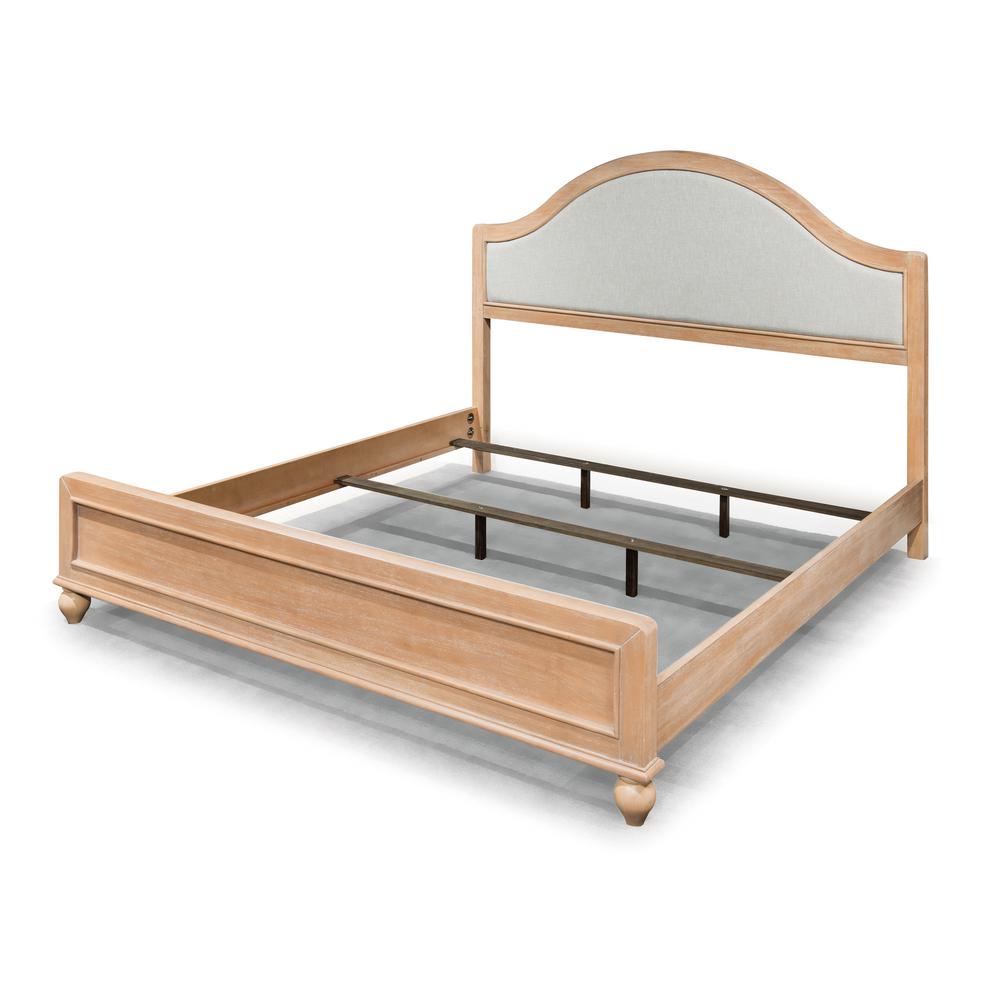 Home Styles Cambridge White Wash Maple King Panel Bed5170600 The