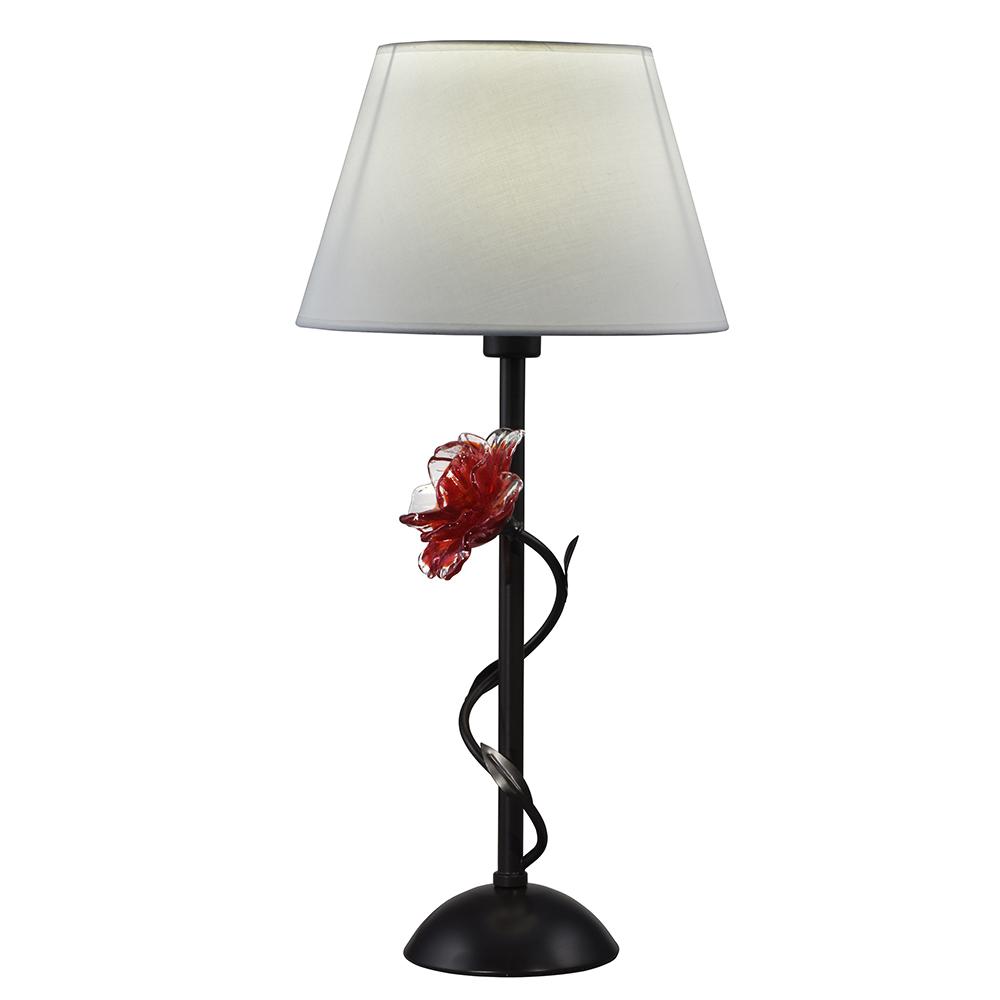 Springdale Lighting 26 5 In Oil Rubbed Table Lamp With Fabric Shade Springdale Lighting 26 5 In Oil Rubbed Table Lamp With Fabric Shade