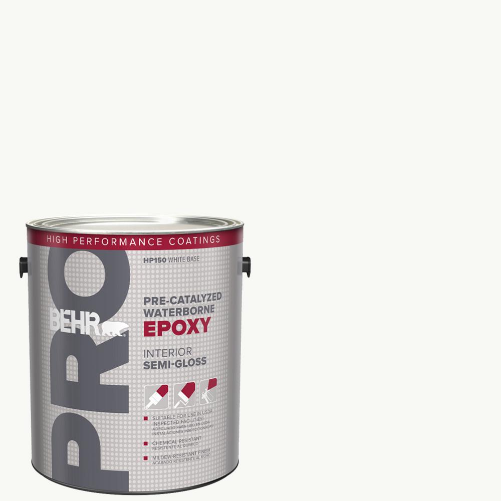 Behr Pro 1 Gal White Pre Catalyzed Epoxy Semi Gloss Interior Pre Catalyzed Epoxy Semi Gloss Interior