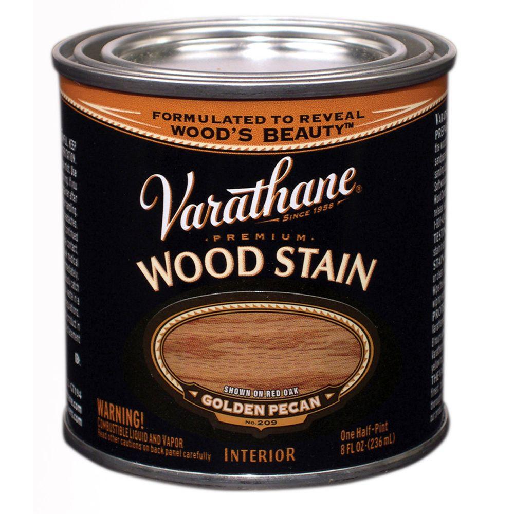 Varathane 1 Qt 3x Golden Pecan Premium Wood Interior Stain 266260 The Home Depot 2779