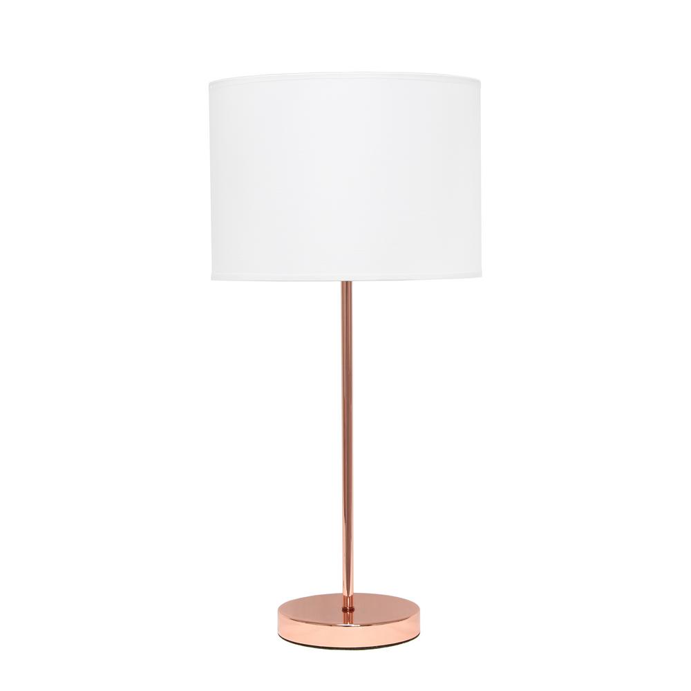 rose gold and grey lamp shade