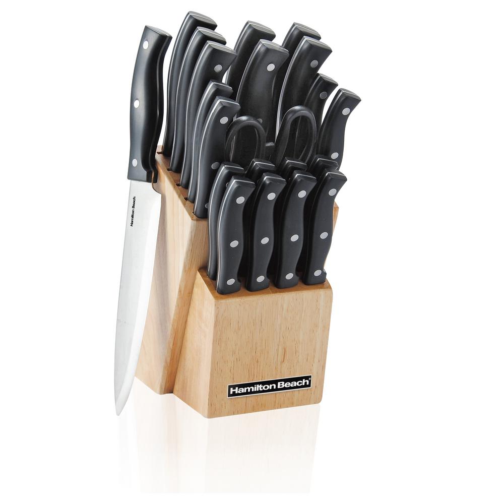 Hamilton Beach 22Piece Full Tang Knife SetHDB602 The Home Depot