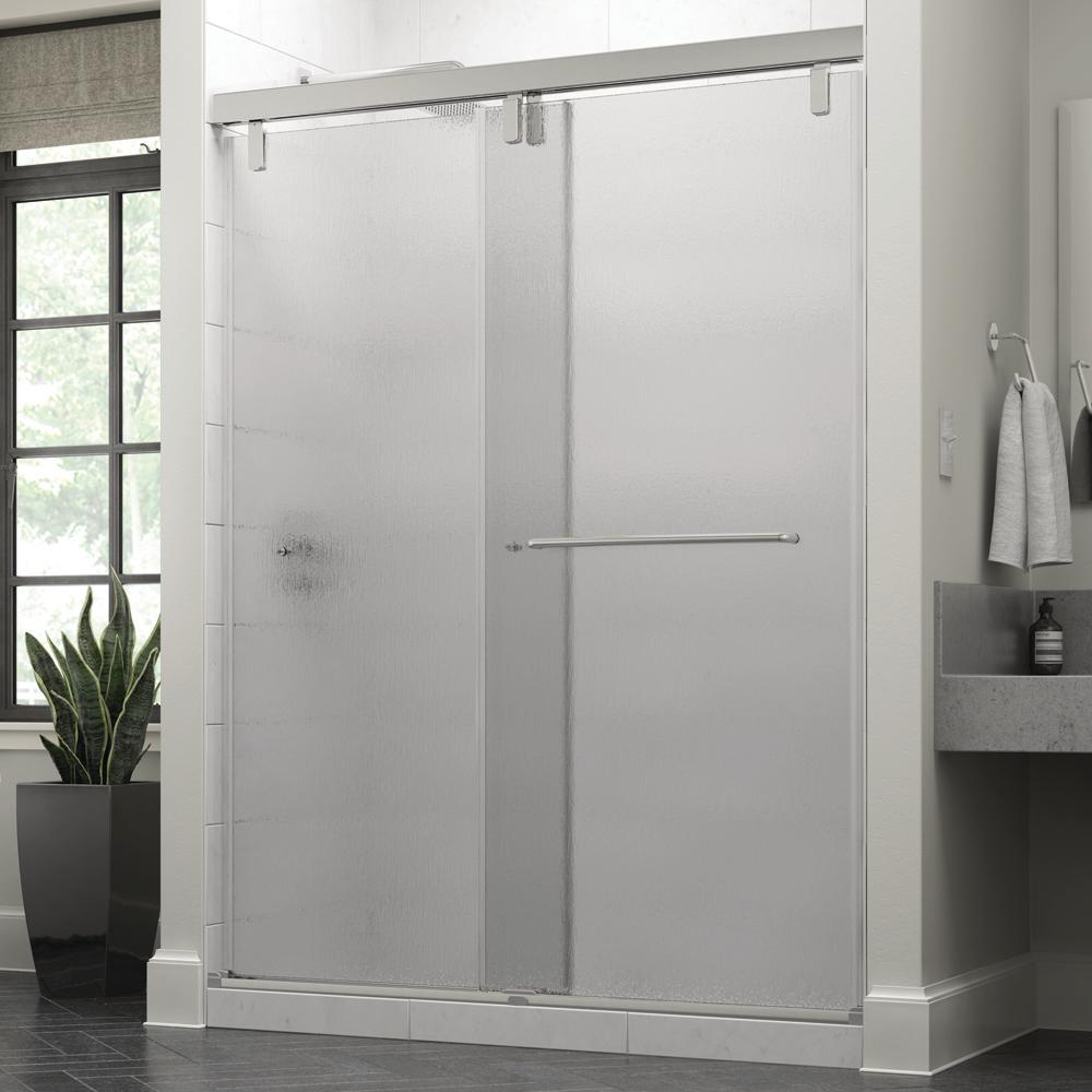 Delta Simplicity 60 X 71 1 2 In Frameless Mod Soft Close Sliding
