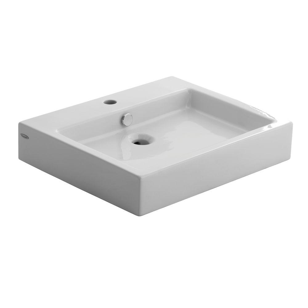 American Standard Bathroom Sinks Bath The Home Depot Studio Vessel Sink In White 25 American Standard
