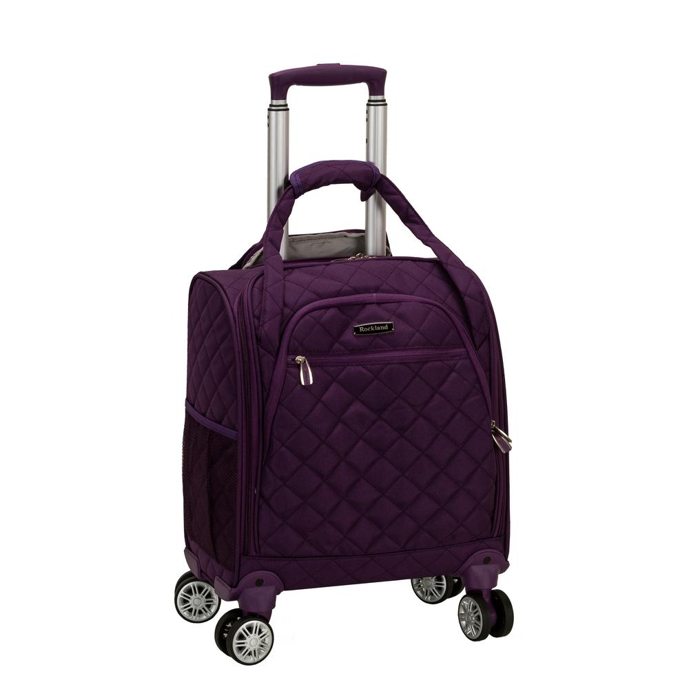 Underseat Carry On Bag Purple Overhead Plane Seat Wheeled Travel ...