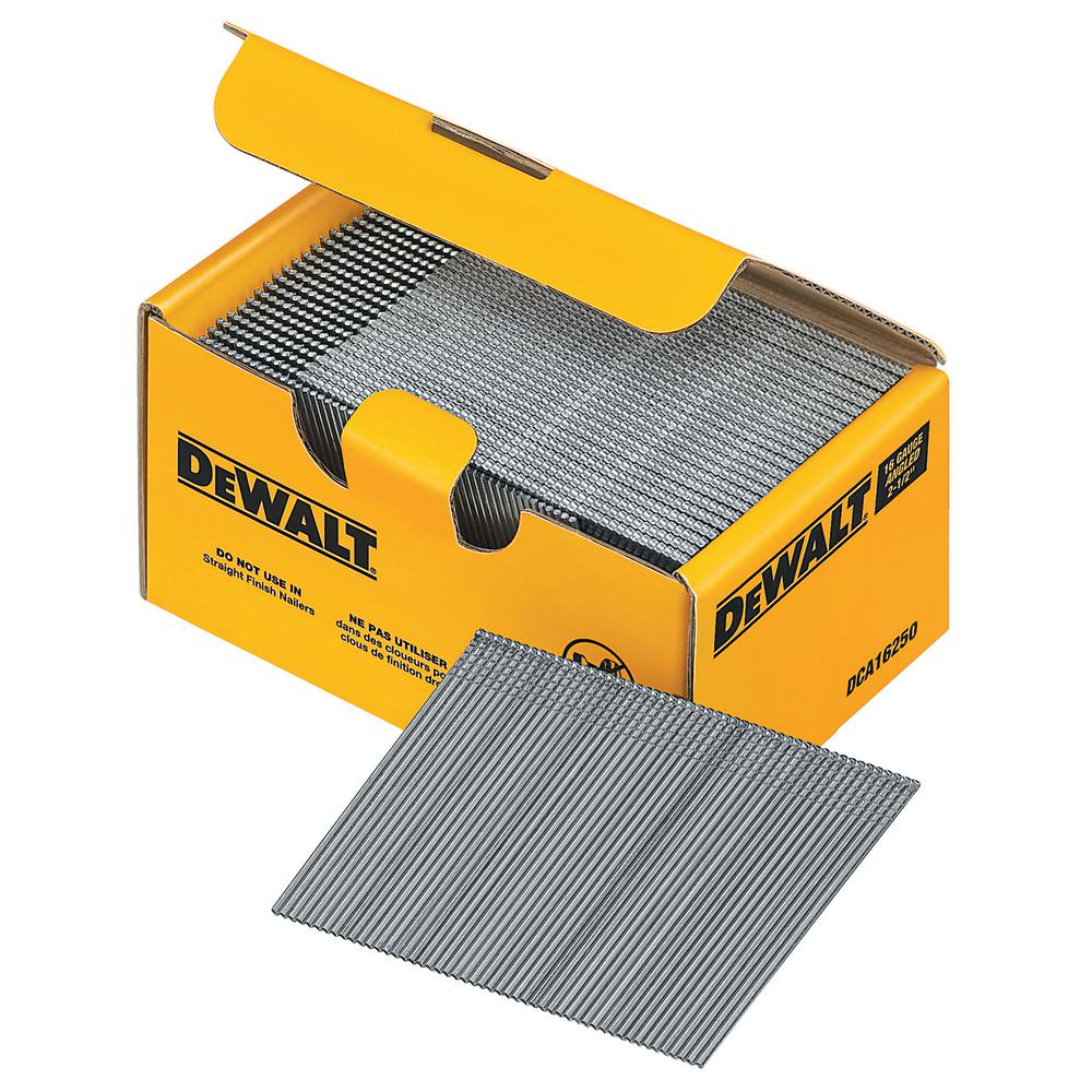 DEWALT 21/2 in. x 16Gauge Stainless Steel Glue Collated Finish Nail