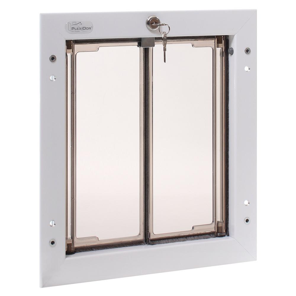 Plexidor Performance Pet Doors 9 In X 12 In Wall Mount White