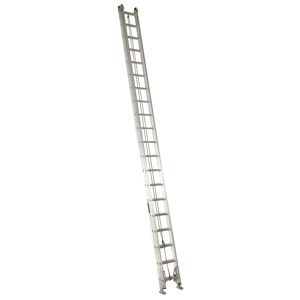 Werner 40 Ft Aluminum Extension Ladder With 250 Lbs Load Capacity Type I Duty Rating D1340 2 The Home Depot