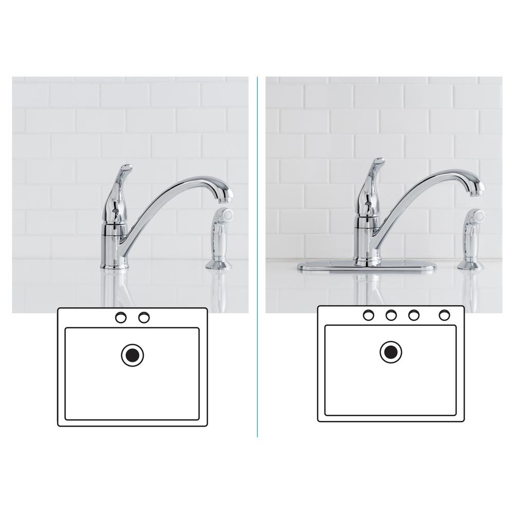 Moen Torrance Low Arc Single Handle Standard Kitchen Faucet With