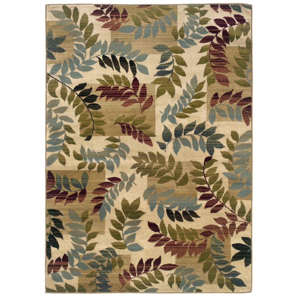 Evanston Isabella Ivory 8 ft. x 10 ft. Area Rug288458 The Home Depot