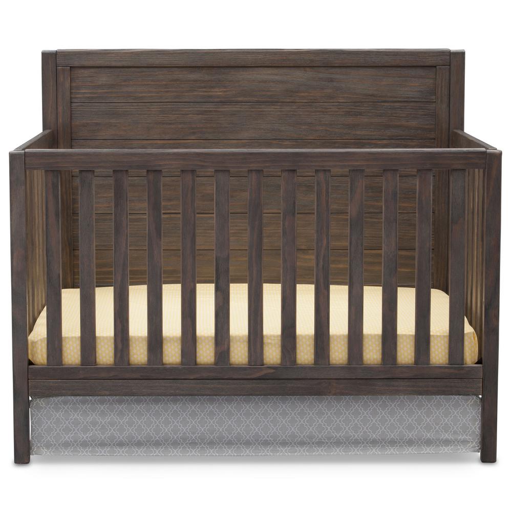 rustic wood crib