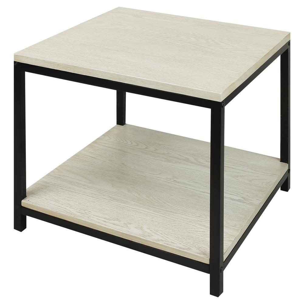 American Trails Studio White Washed Solid Red Oak Top And