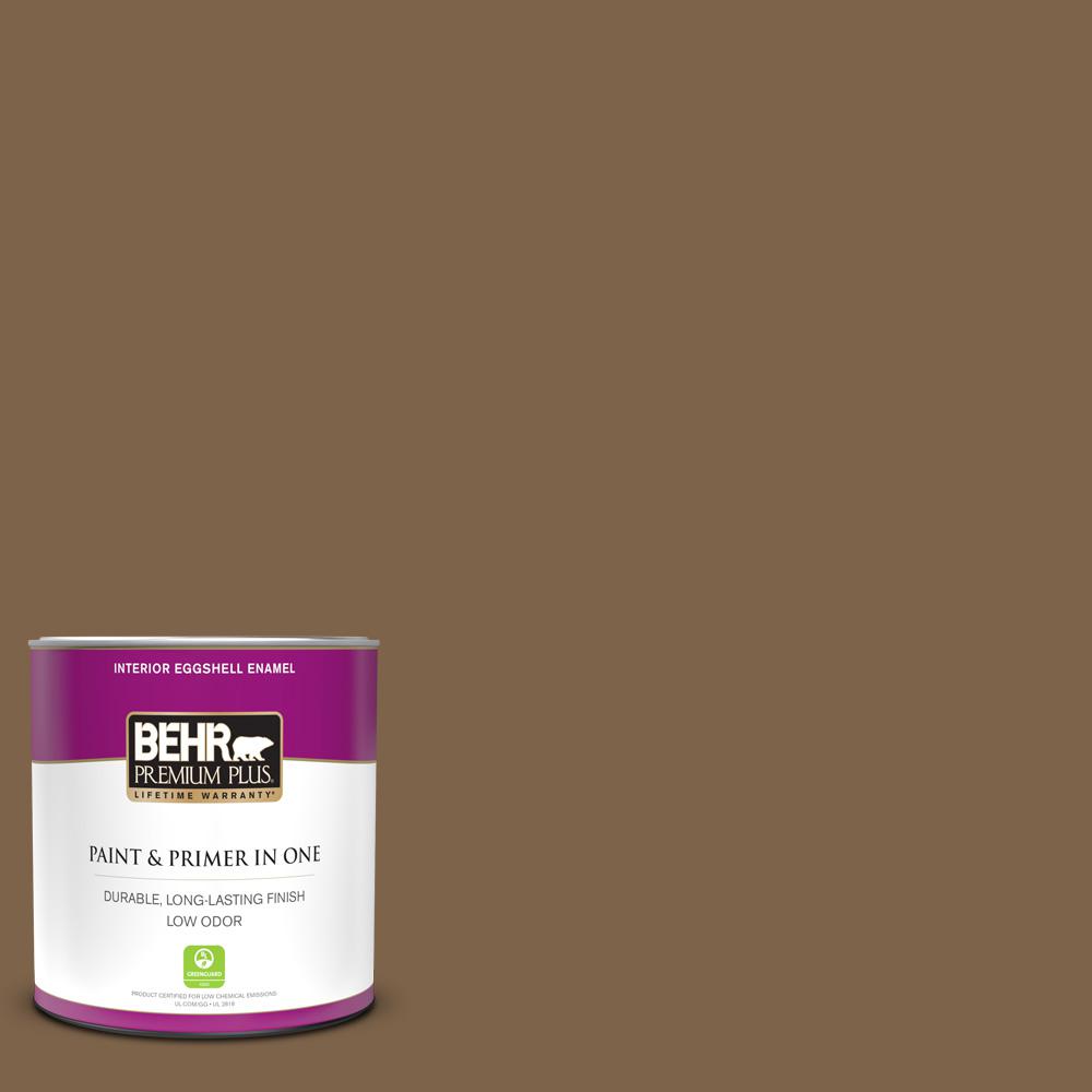 Behr Premium Plus 1 Qt Ppu4 19 Arts And Crafts Eggshell Enamel Low Odor Interior Paint And Primer In One