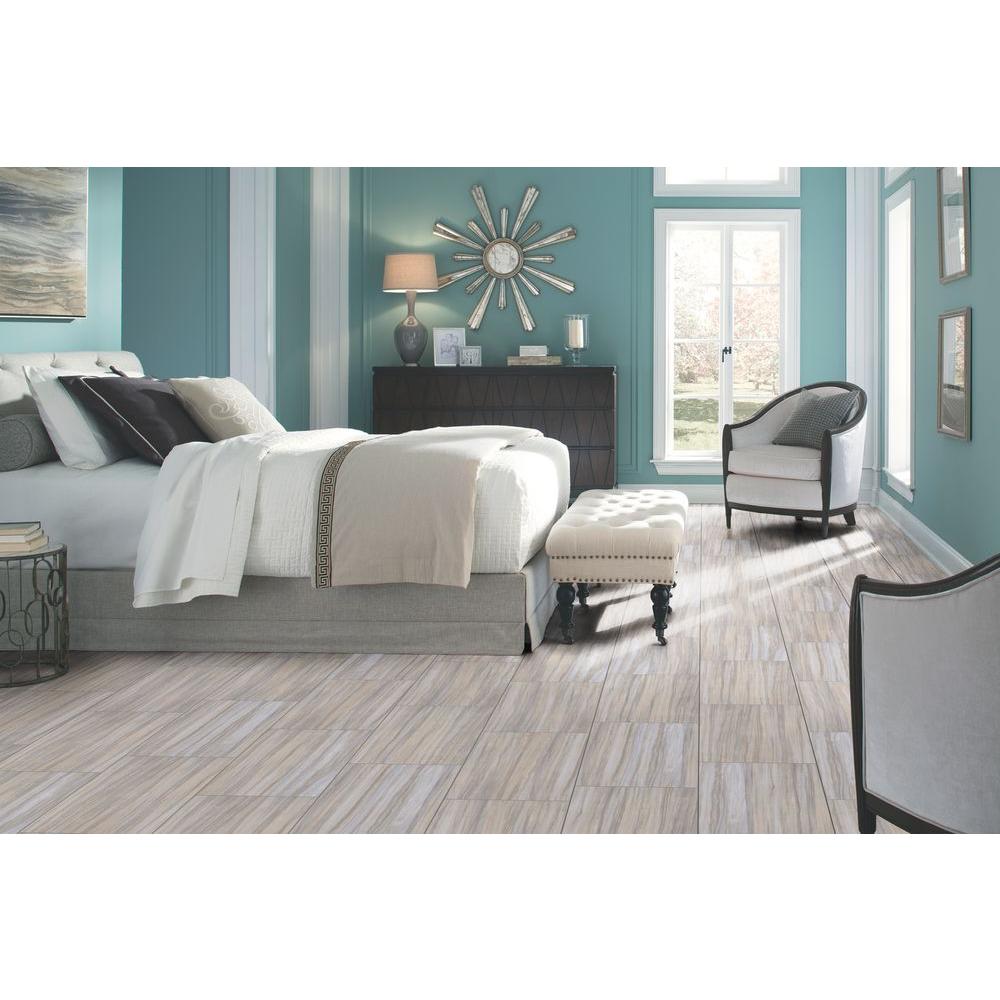 Trafficmaster Gray Linear Travertine 12 In X 24 L And Stick Vinyl Tile 20 Sq Ft Case Ss1215 The Home Depot Trafficmaster Gray Linear Travertine 12