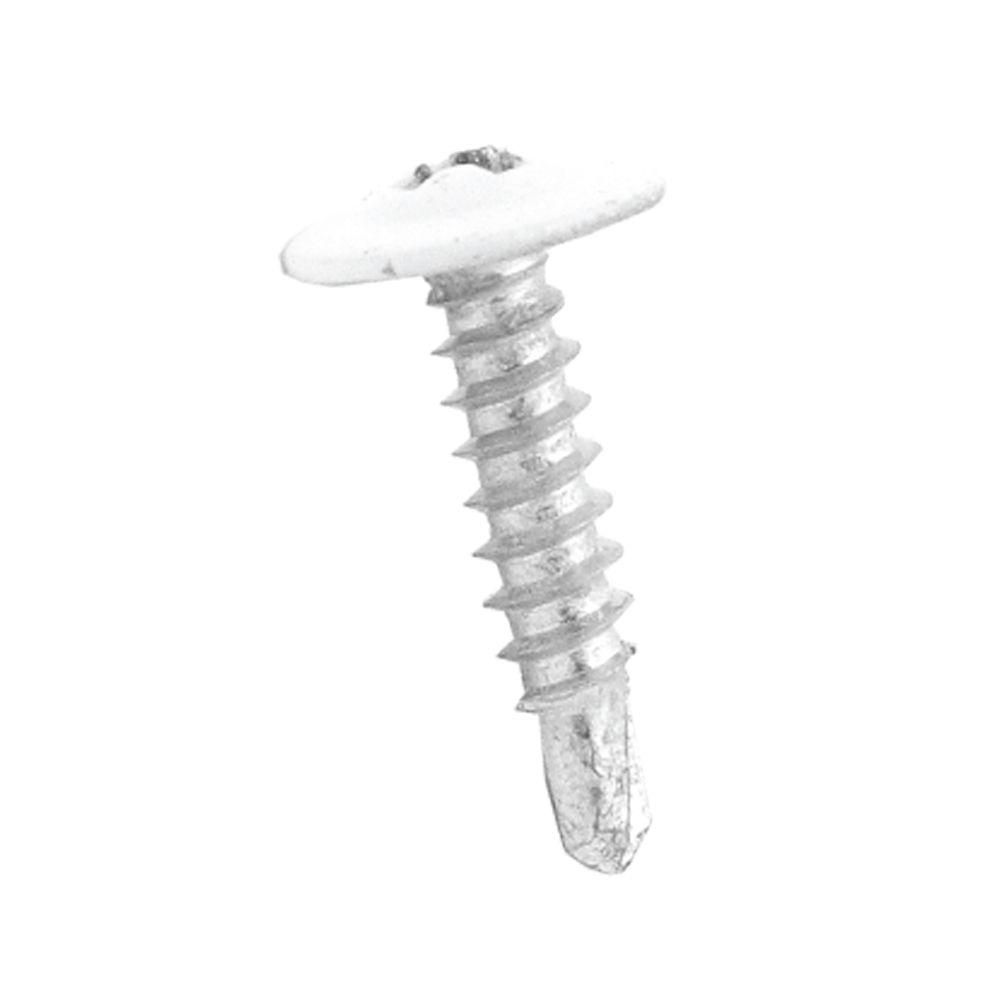 Snapfence White Modular Vinyl Fence Replacement Screw 100 Pack Vfm 1