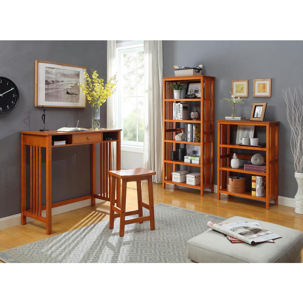 Usl Mission Oak Standing Desk Sk19253d Mo The Home Depot