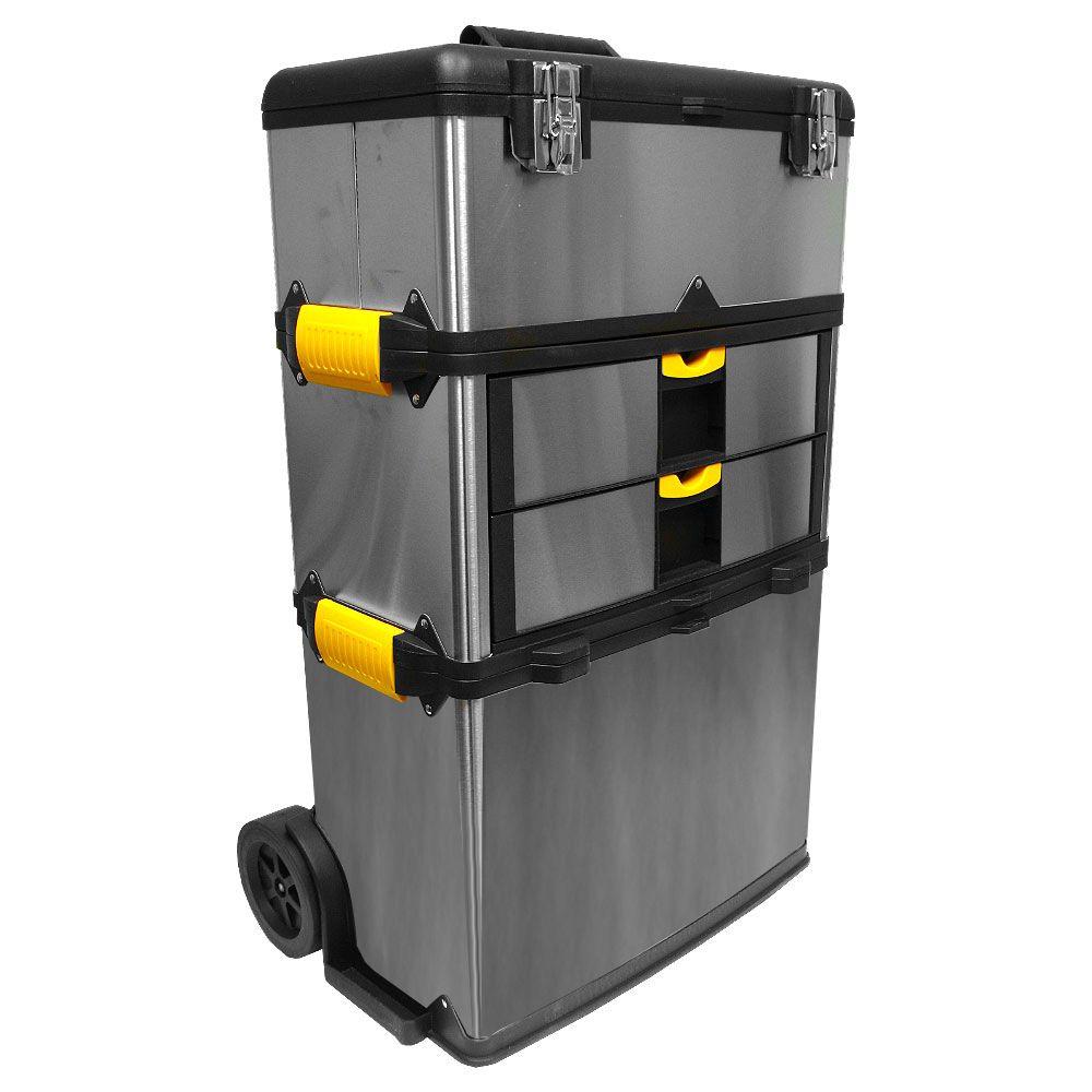 Stalwart 25 in. 2-Drawer Massive and Mobile Tool Box-75 ...