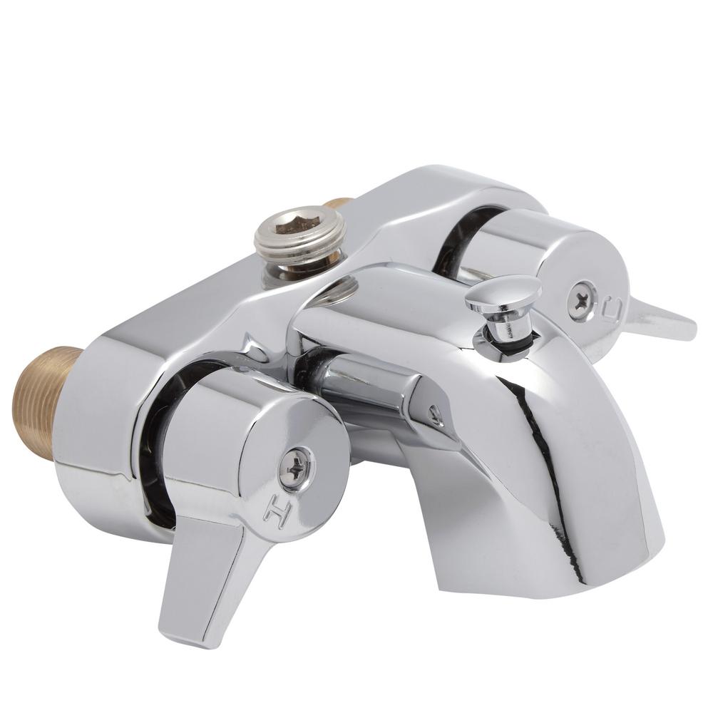 Pegasus 2 Handle Claw Foot Tub Faucet In Polished Chrome 205 S Cp