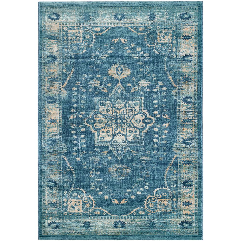 Safavieh Evoke Navy Gold 5 Ft X 8 Area Rug
