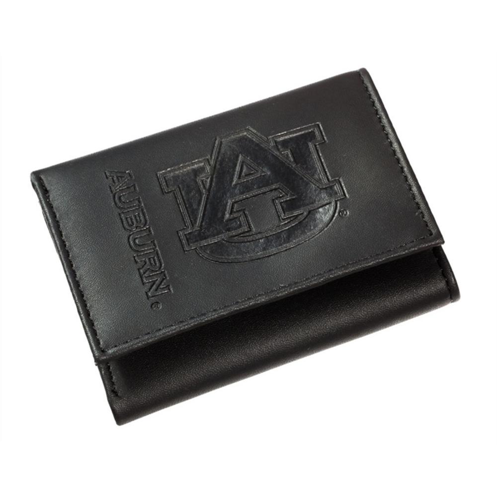NCAA Rico Industries Laser Engraved Trifold Wallet Auburn Tigers