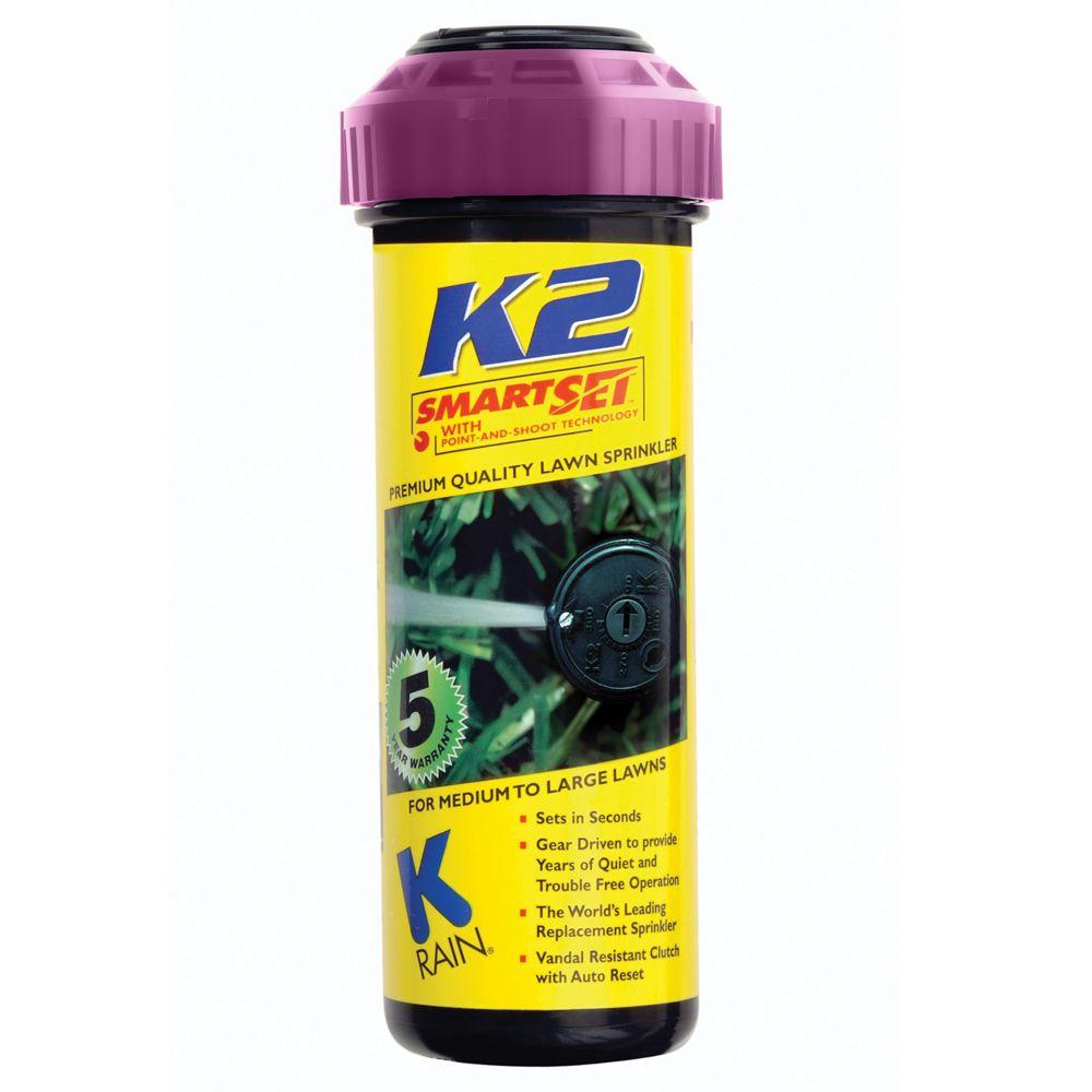 K-Rain 5 inch K2 Smartset Reclaim Water Gear Drive Sprinkler by K-Rain