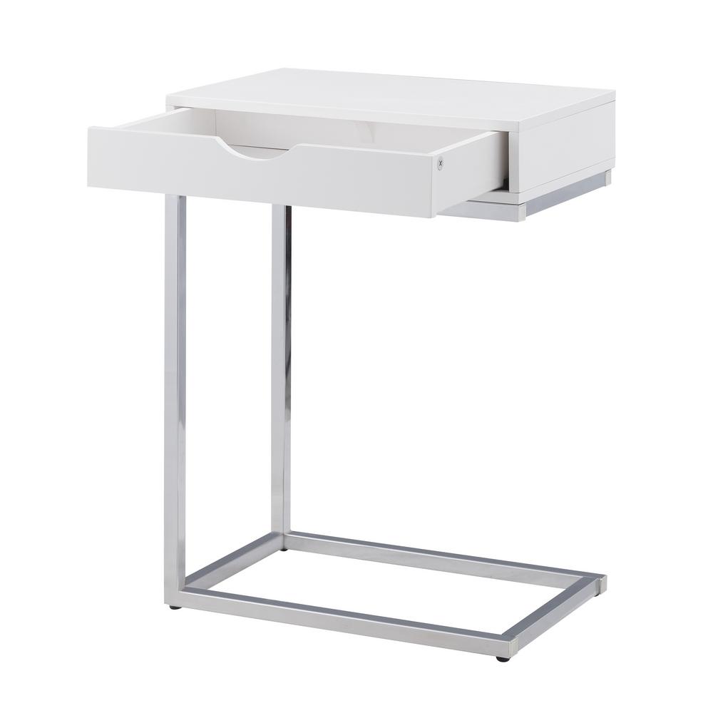 Ina Cottage Bence White Storage C Table Cl2418 Wht
