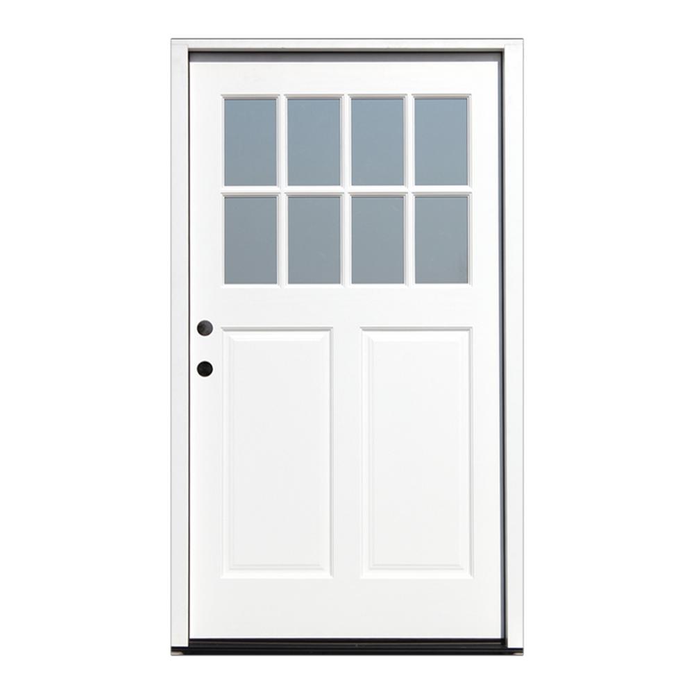 42 X 80 Exterior Prehung Doors Windows The Home Depot