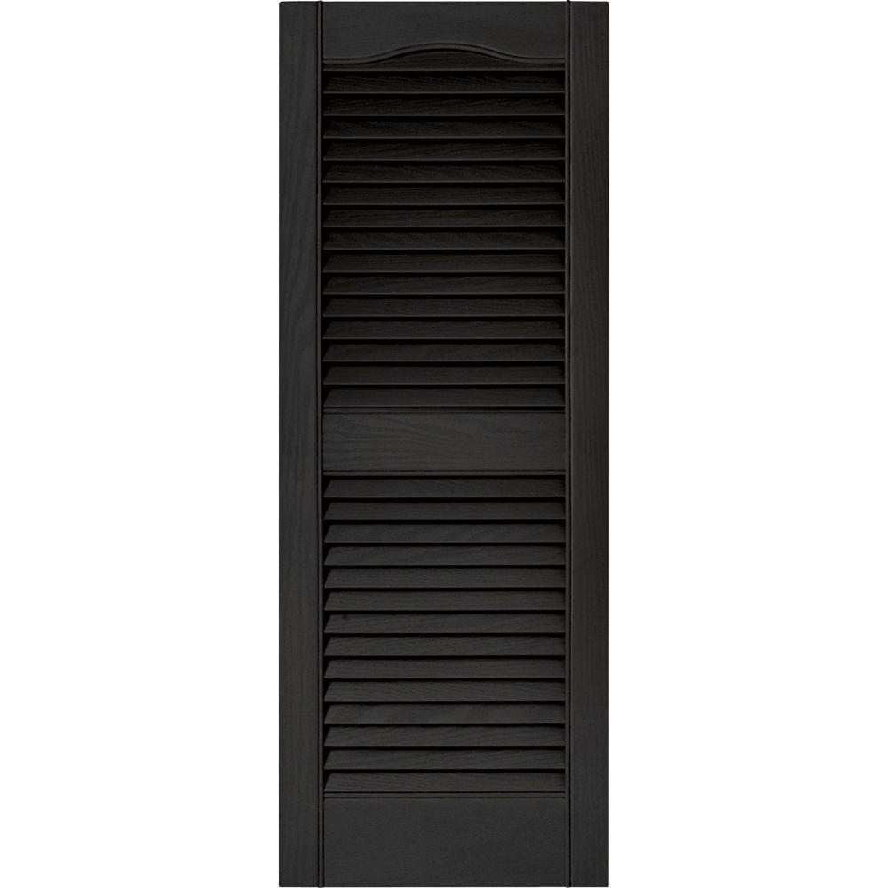 Louvered Exterior Shutters The Home Depot