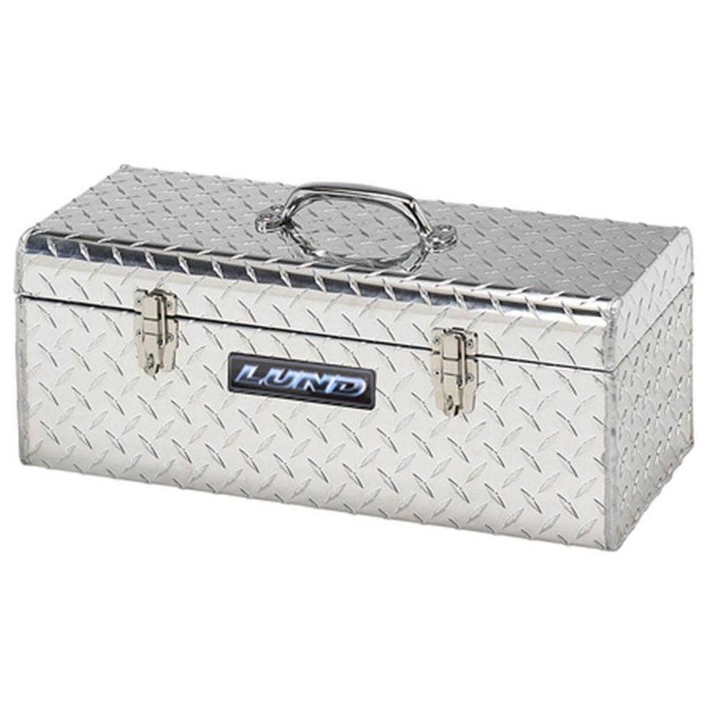 Lund 24 in. Aluminum Hand-Held Tool Box-5124T - The Home Depot
