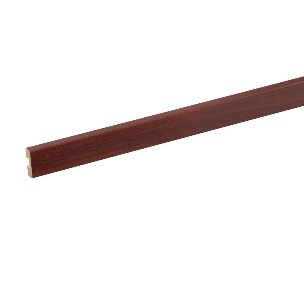 ClosetMaid 72 in. x 1.5 in. Dark Cherry Wood Front Shelf Trim77966 The Home Depot
