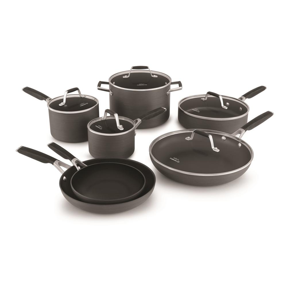 Calphalon Select 12-Piece Hard Anodized Nonstick Cookware Set by Calphalon