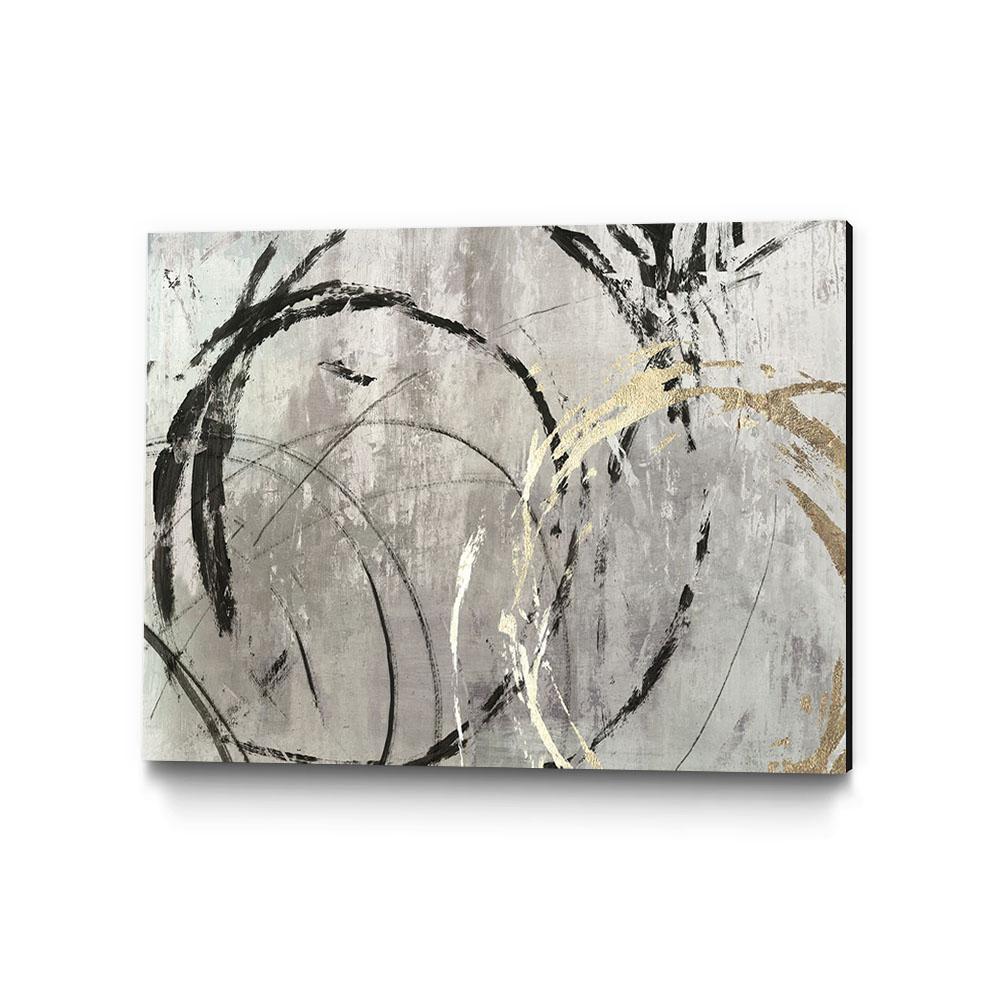 Clicart 40 In X 30 In Grey Abstract I By Pi Studio Wall Art Pipx194 4030mm The Home Depot