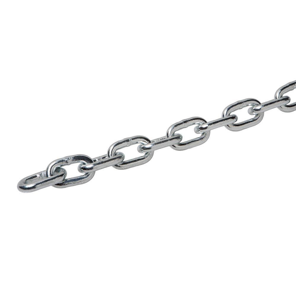 Everbilt 5/16 in. x 50 ft. Grade 30 Zinc Plated Steel Proof Coil Chain ...