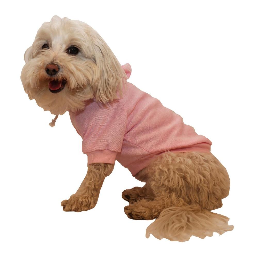 pink dog sweater small