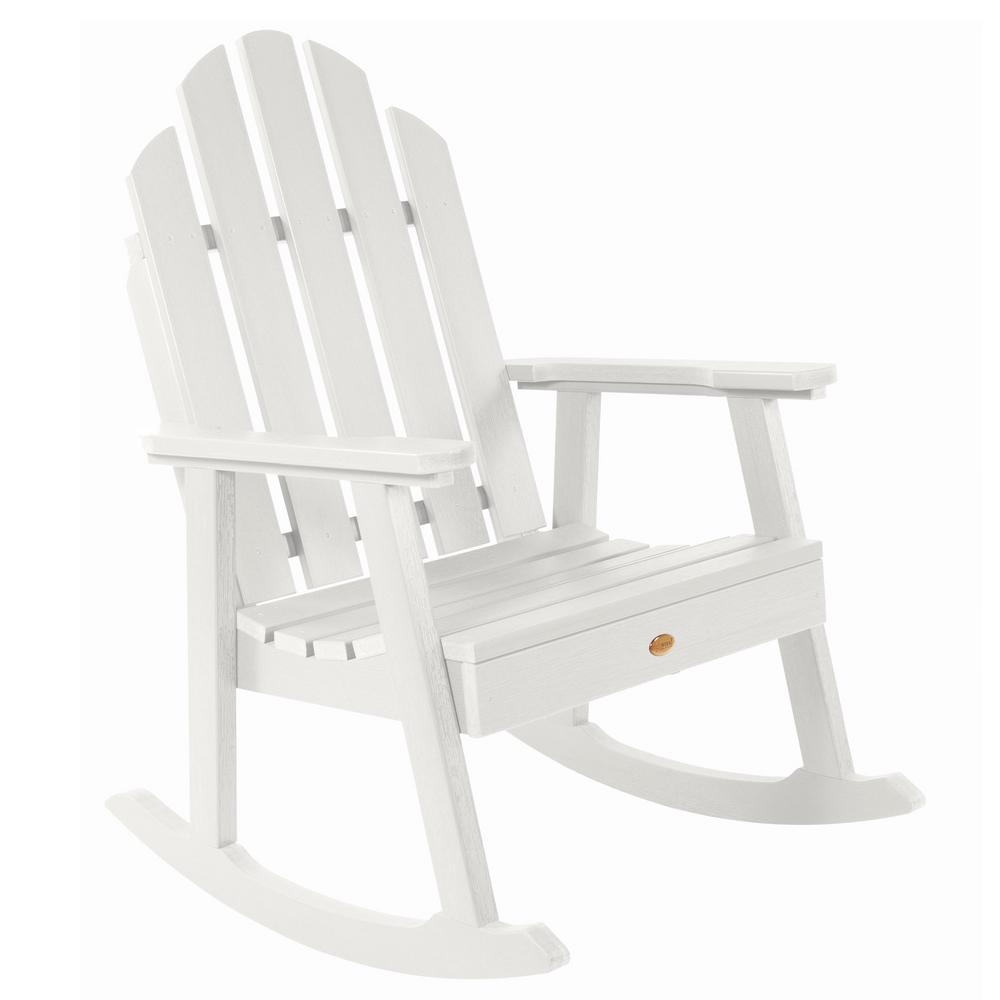 Highwood Classic Westport Garden White Plastic Outdoor Rocking - White Rocking Chair Outdoor Home Depot Highwood Classic Westport Garden White Plastic Outdoor Rocking - White Rocking Chair Outdoor Home Depot