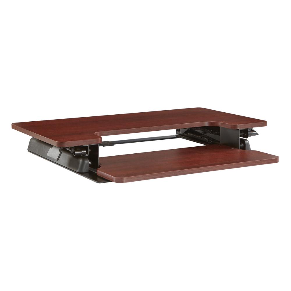 Office Star Products Napa Desk Riser in Mahogany NAP3529MAH The Home Depot