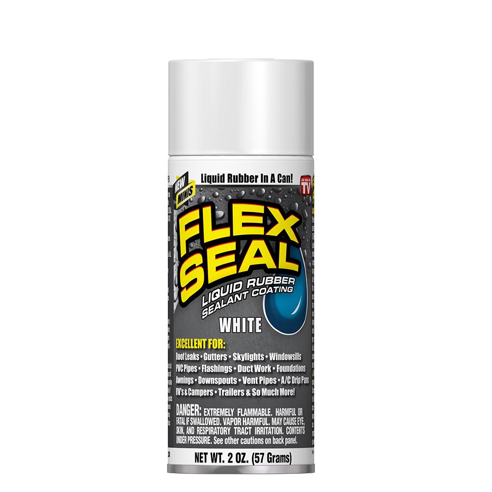 Spray Rubber Seal >> Flex Seal Mini White 2 Oz Aerosol Rubber Sealant Spray Coating Can Spray Rubber Seal >> Flex Seal Mini White 2 Oz Aerosol Rubber Sealant Spray Coating Can
