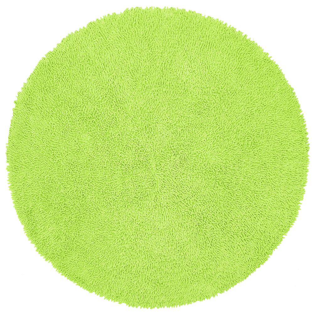 Green Chenille Twist 3 Ft X Round Accent Rug Chs3001r Green Chenille Twist 3 Ft X Round Accent Rug