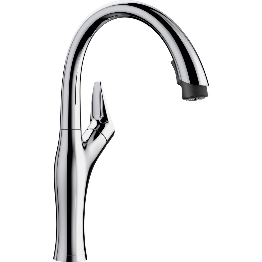 Blanco ARTONA Single-Handle Pull-Down Sprayer Kitchen Faucet in ...