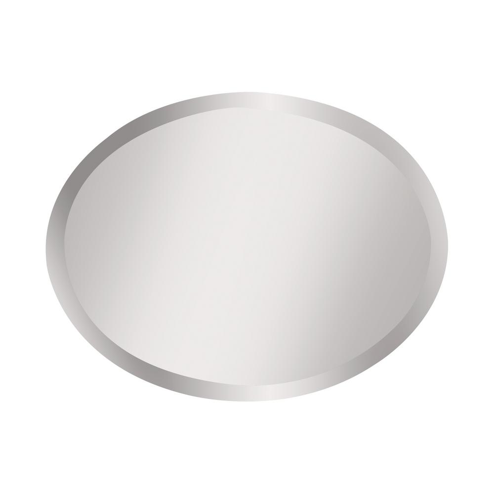 Feiss Infinity 22 In W X 28 H Frameless Oval Glass Wall Decor Frameless Oval Glass Wall Decor