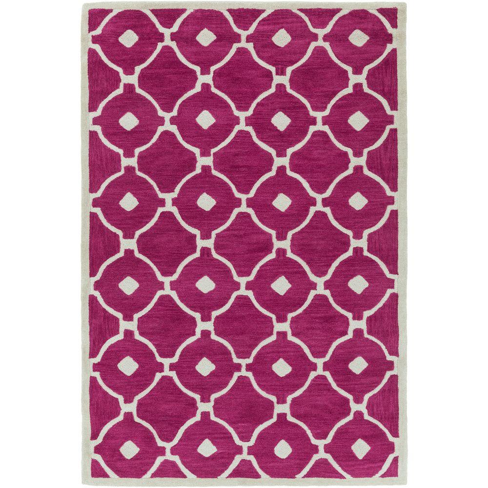 Garland Rug Flowers Pink 7 ft. 6 in. x 9 ft. 6 in. Area RugCL16RA769617 The Home Depot