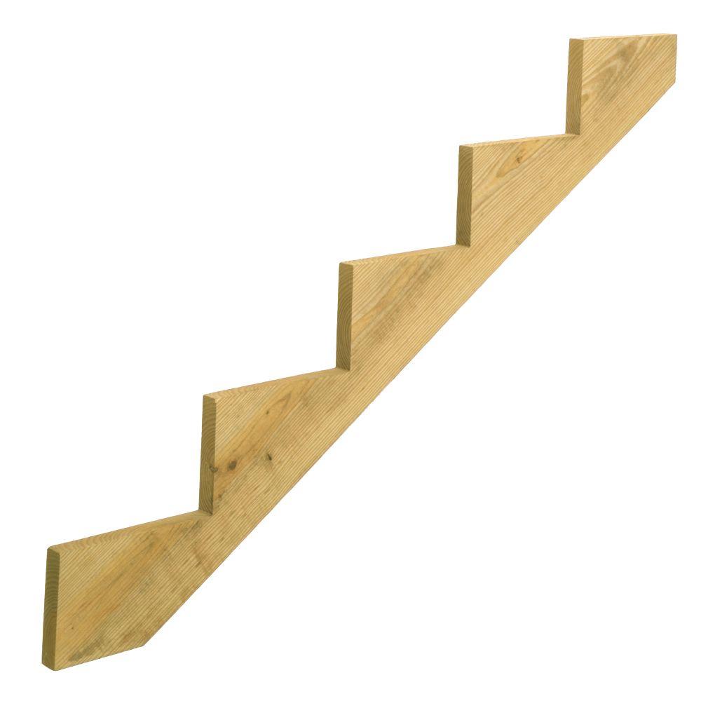 5Step PressureTreated Pine Stair Stringer106071 The Home Depot