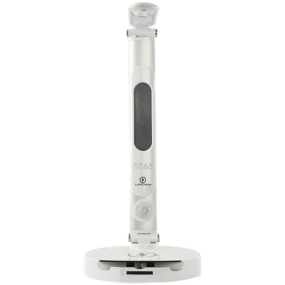 Lumicharge 15 8 White All In One Led Desk Lamp With Wireless