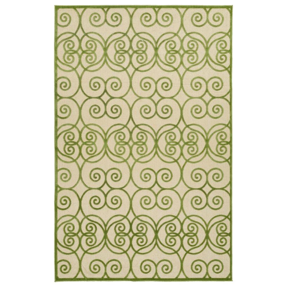 Professionally Clean Green 4 Up Abstract Outdoor