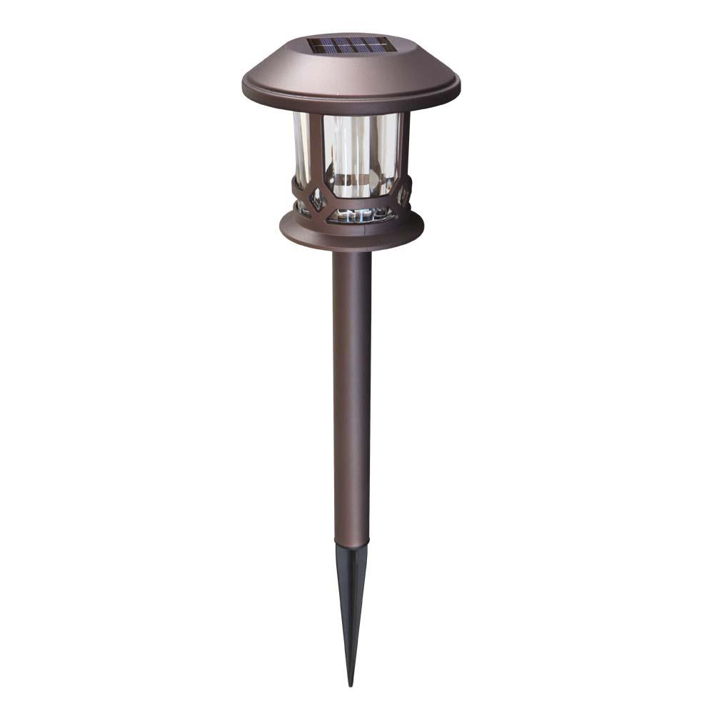 Hampton Bay Lumens Solar Golden Bronze Outdoor Integrated Led My XXX   Golden Bronze Hampton Bay Pathway Lights Tw0335a 64 1000 