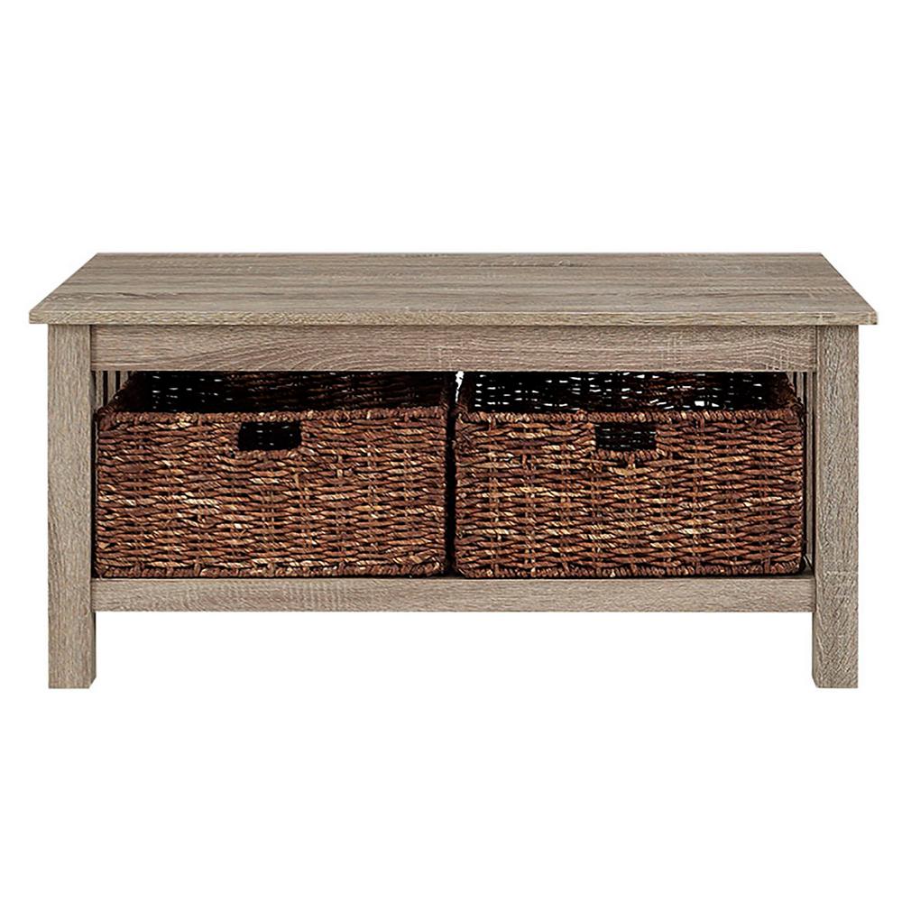 Walker Edison Furniture Company Stanford Driftwood Storage Coffee Walker Edison Furniture Company Stanford Driftwood Storage Coffee Table